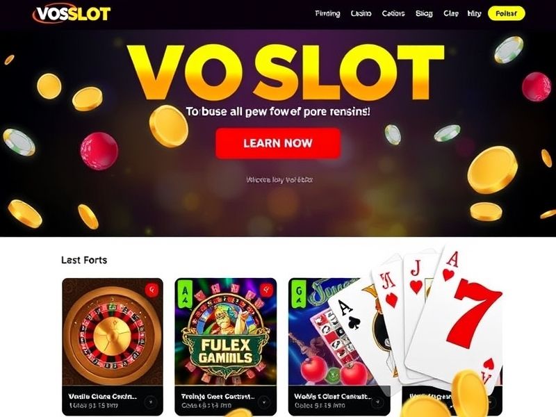 Welcome to voslot.com, your ultimate guide to online gambling. Discover the top slot games, casino bonuses, and live dealer experiences. Play real money games and enjoy exclusive promotions.